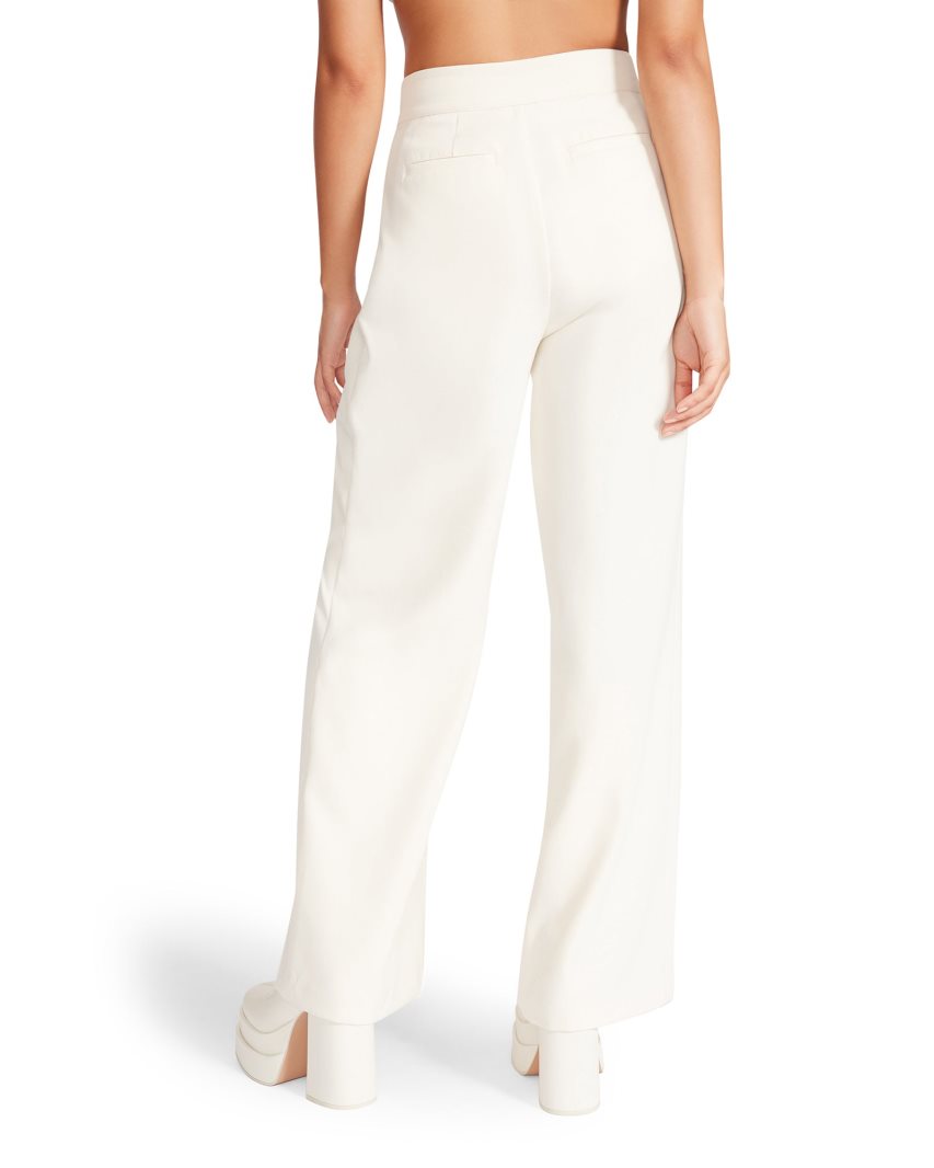 White Steve Madden Isabella Women's Pants | PH 9538GMB